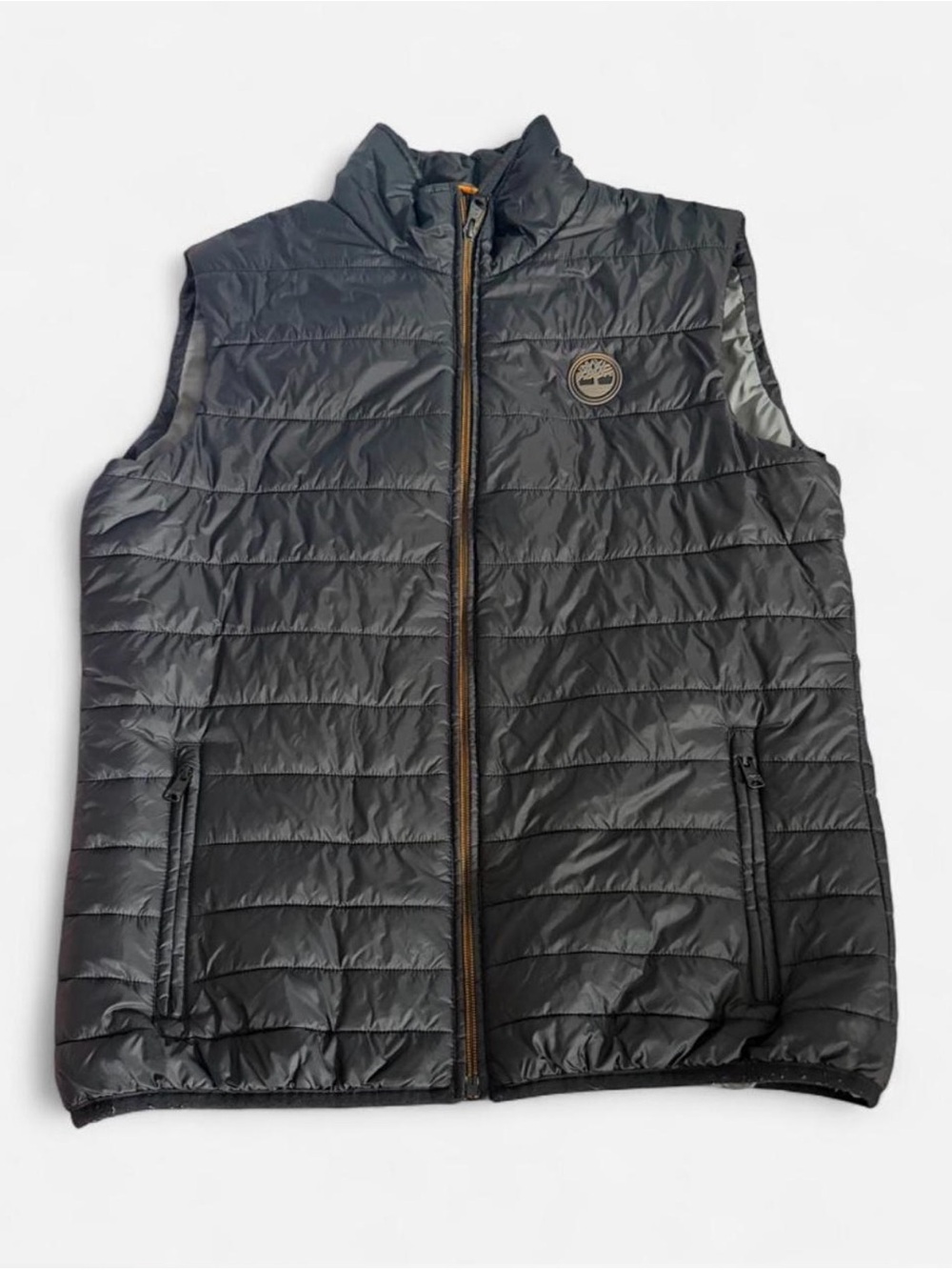 Men's Black Quilted Packable Vest